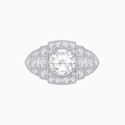 Art Deco Inspired Diamond Engagement Ring